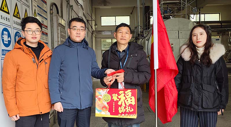 春節(jié)慰問送溫暖，歲寒情深暖人心